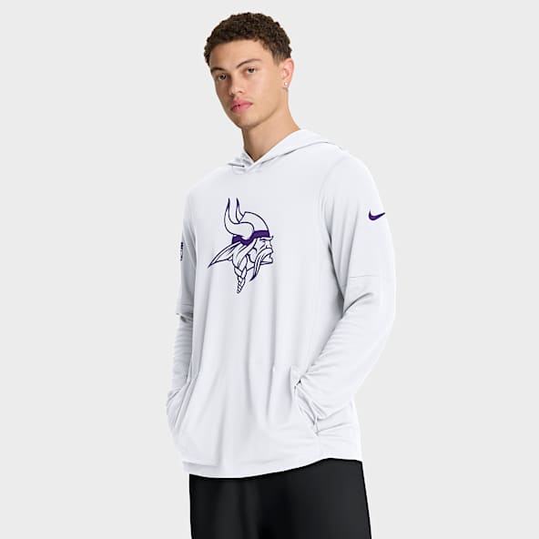 【NIKE】Men's Nike Dri-FIT NFL Long-Sleeve Hooded Top Football Long Sleeve Shirts. Nike.com